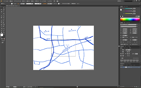 Illustratorの簡単な機能を使った地図作成のコツ ビジネスとit活用に役立つ情報