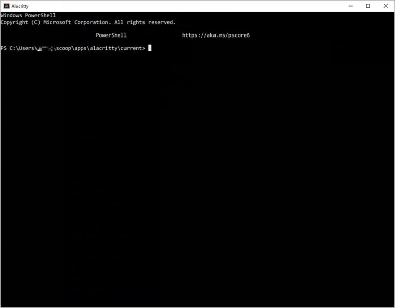 alacritty wsl